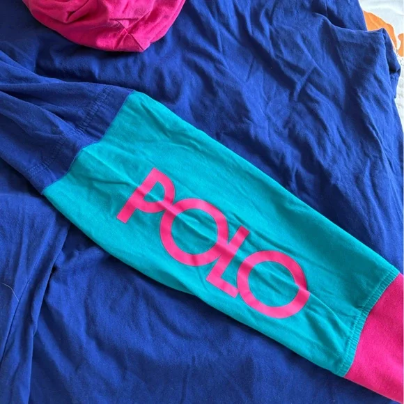 Polo Ralph Lauren Color Block Hoodie - Picture 6 of 9